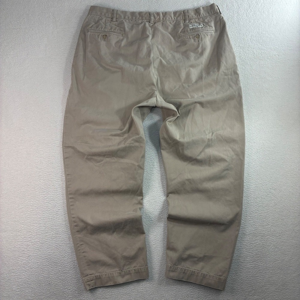 Polo Ralph Lauren Andrew Chino Pant Men 40x30 Khaki Business Casual Preppy Pleat